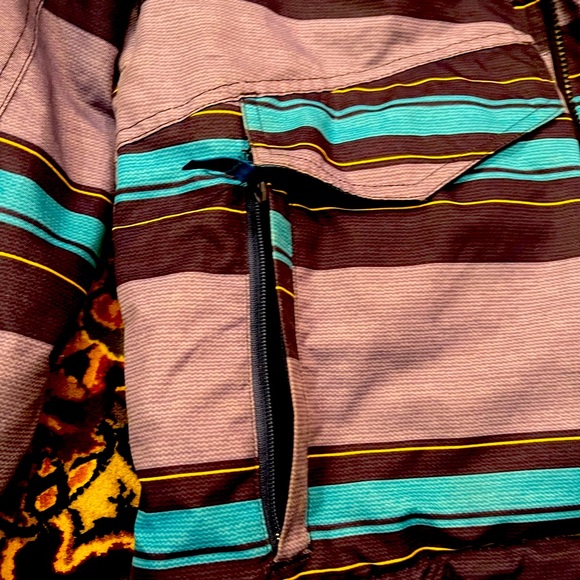 Ripzone Mens Winter Jacket Size Medium Hooded Waterproof Vented Taped Seam - Picture 7 of 13